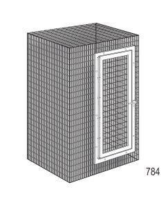 SAFETY MODULE W/ DOOR, 24 X 36 X 72