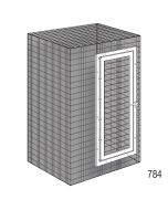 SAFETY MODULE W/ DOOR, 24 X 30 X 72