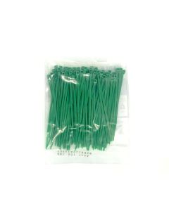4" Cable Ties, Green 100/ct