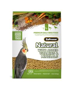 NATURAL M COCKATIEL, 2.5 LB.