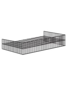 9" x 18" 3-Sided Feeding Shelf