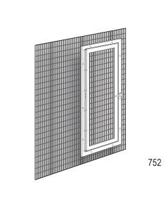 WALK-THROUGH PARTITION W/ DOOR, 48 X 72