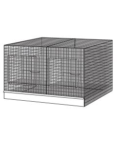 36 X 15 X 17H (2X)  ALL PURPOSE CAGE, GALV.