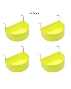 Yellow Feed Cup, Pack of 4